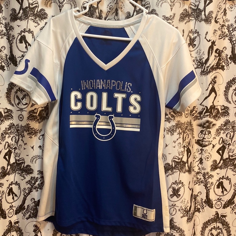 Indianapolis Colts women’s jersey with rhinestones